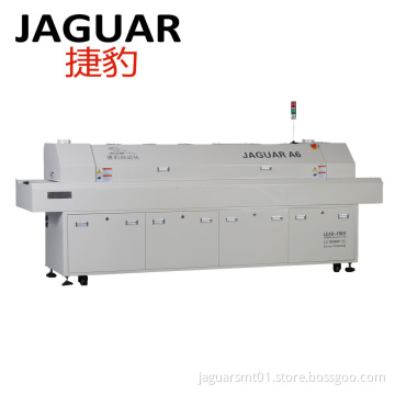 Lead Free Reflow Oven Machine with 6 heating zones